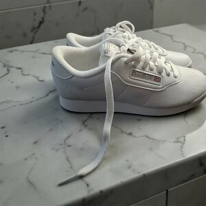 Reebok White Athletic Shoes